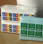 Electronics product labels