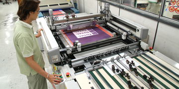 Silkscreen process and machinery